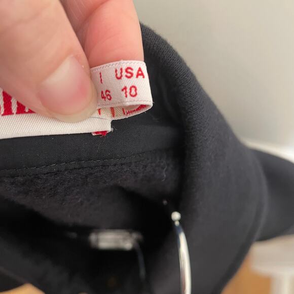 See by Chloe Tweed Shirt Dress Twofer Black Pink Green Wool Preppy w/ Pockets 10 - Picture 4 of 7